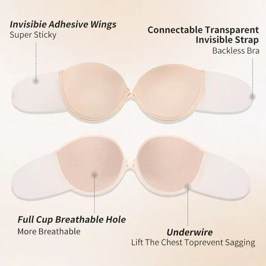 Bra Push-Up Strapless Strong Sticker