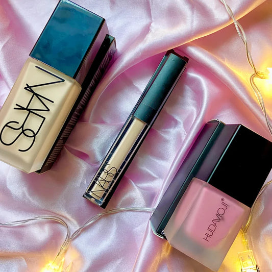 NARS Foundation & Concealer + HudaMoji Blushon