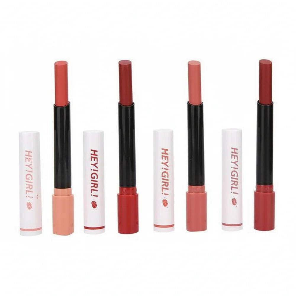 Heng Fang Hey Girl Velvet Matte Lipsticks - Pack of 4