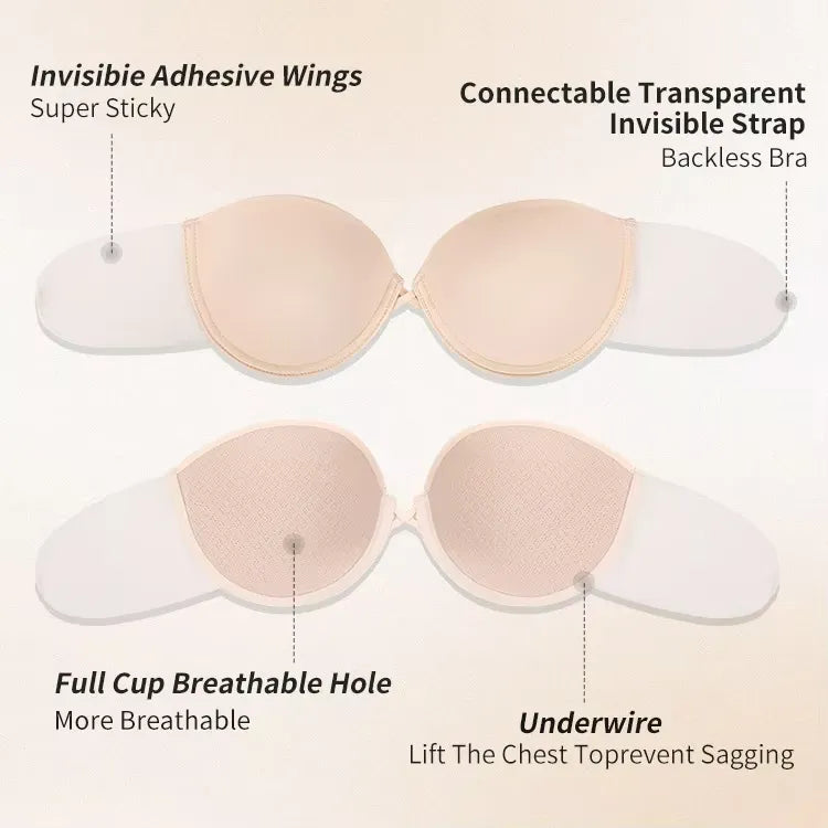 Bra Push-Up Strapless Strong Sticker