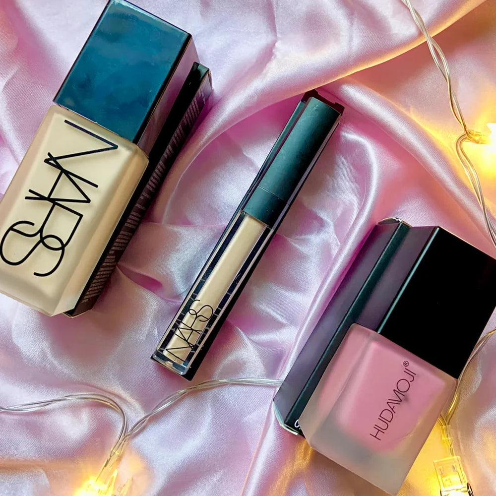 NARS Foundation &amp; Concealer + HudaMoji Blushon