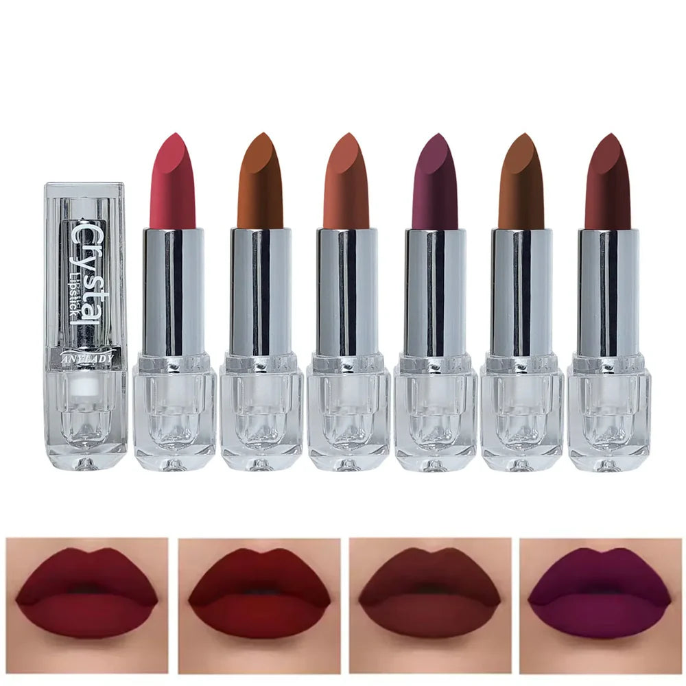 Romantic Bird Velvet Matte Lipstick Set - 12 Pcs
