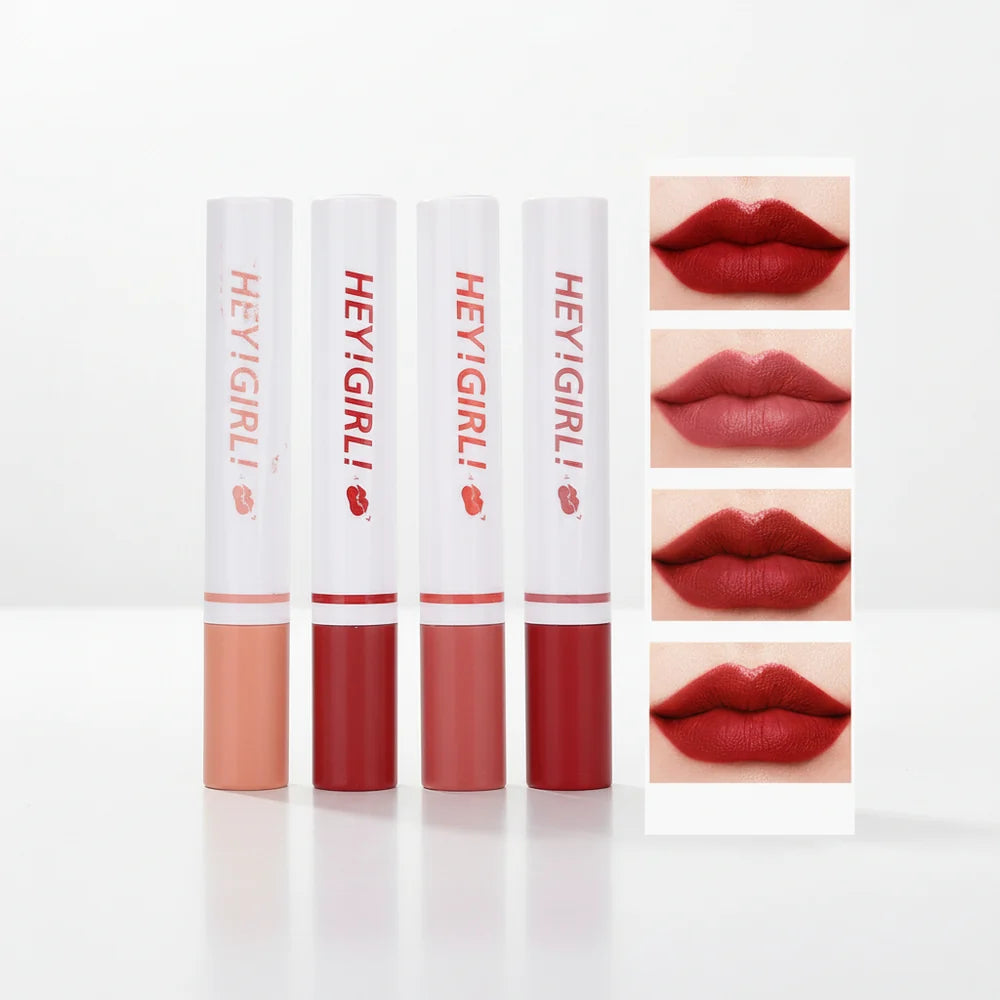 Heng Fang Hey Girl Velvet Matte Lipsticks - Pack of 4