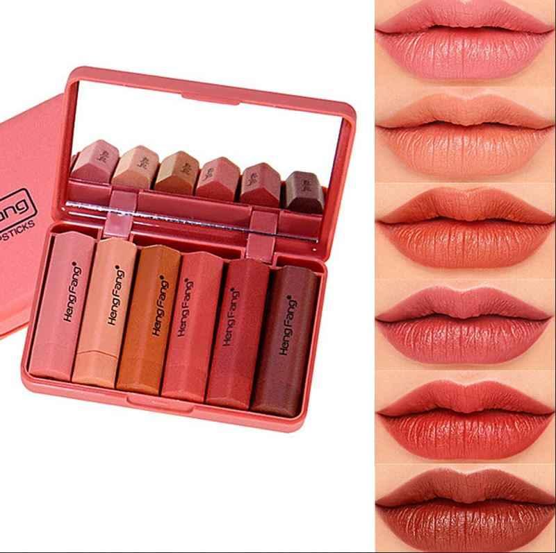 Heng Fang Matte Mini Lipstick - 6pcs